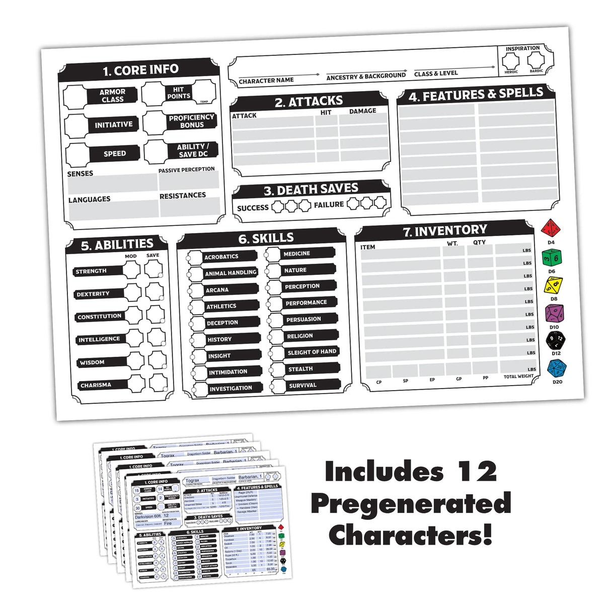 Class Cheat Sheets For D&D 5.5 (2024)